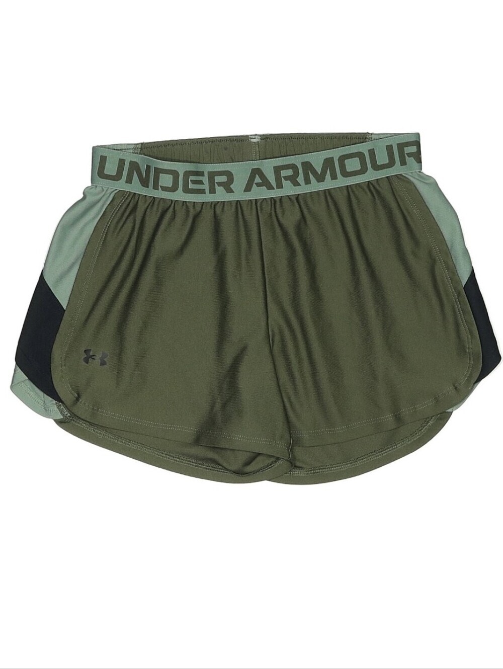 Under Armour Loose Hunter Green Shorts Size Large - Picture 11 of 11